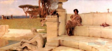 Sir Lawrence Alma Tadema Painting - the voice of spring Romantic Sir Lawrence Alma Tadema